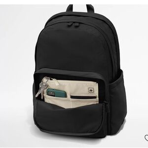 Away Large Featherlight Backpack in Jet Black